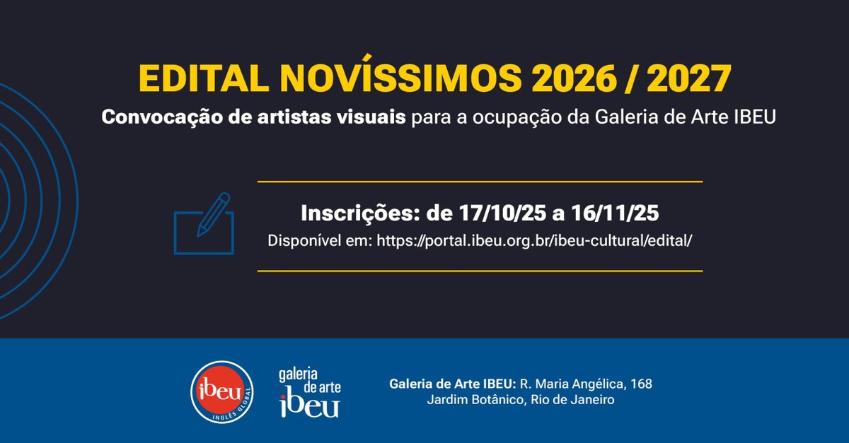 Galeria IBEU abre edital para artistas visuais 2026/2027