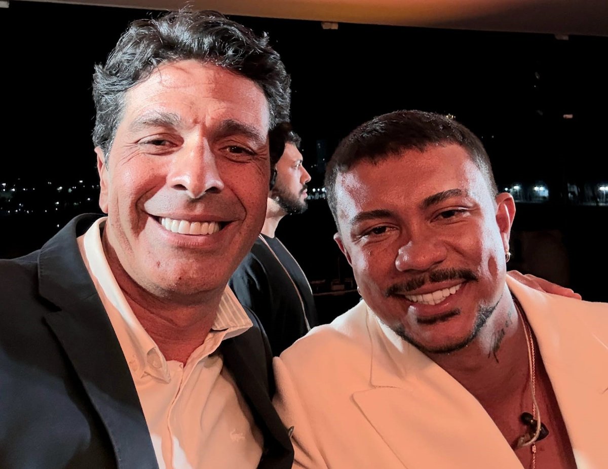 Miguel Tavares e Juliana Paes celebram estreia de “Os Donos do Jogo”