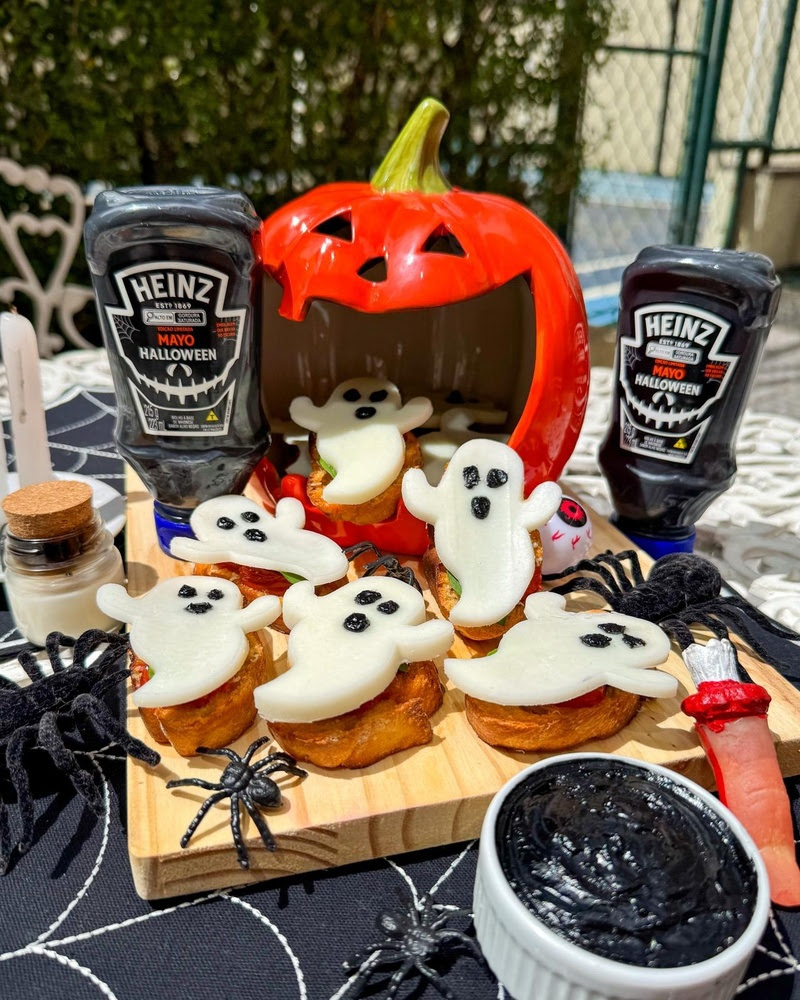 Halloween: Lucinha ensina 3 receitas sombrias com Heinz