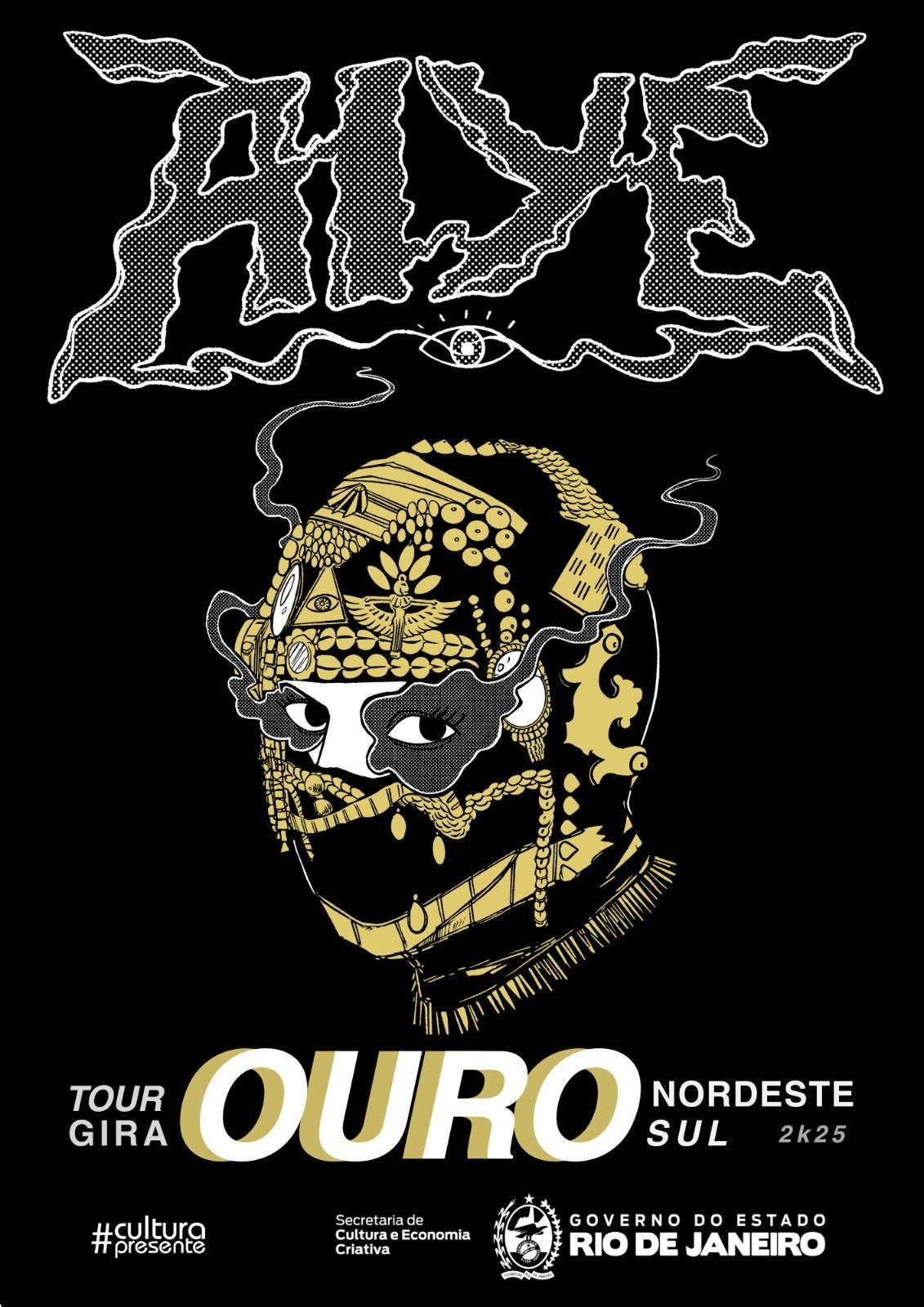 ÀIYÉ anuncia turnê Ouro pelo Sul e Nordeste em 2025