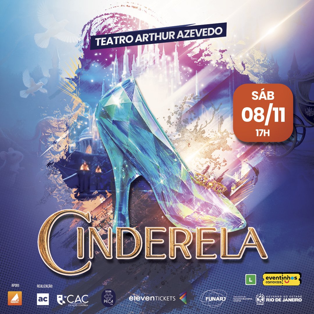 Cinderela encanta no Teatro Arthur Azevedo em Campo Grande