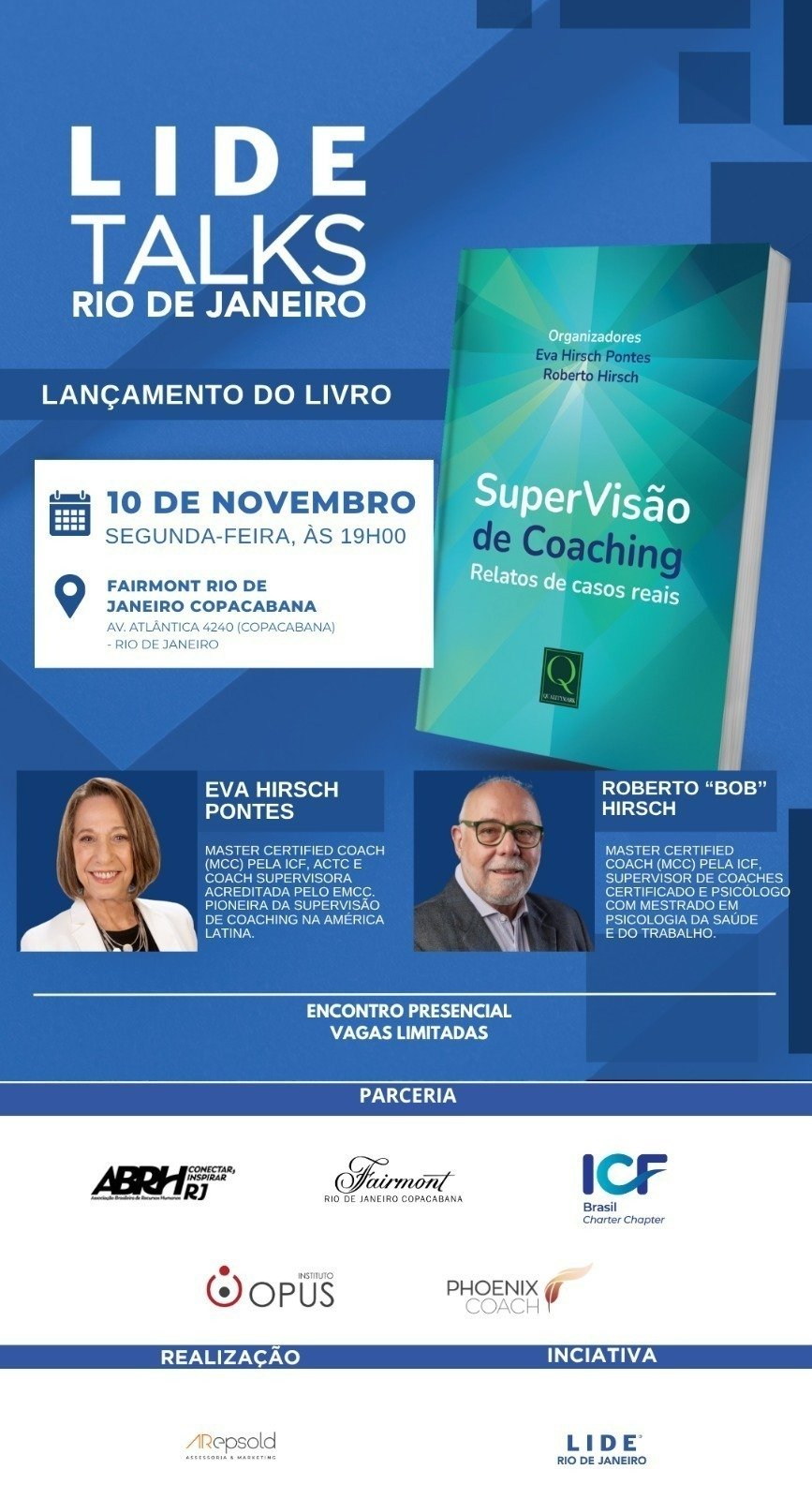 Livro sobre supervisão de coaching é lançado no Rio com apoio do LIDE