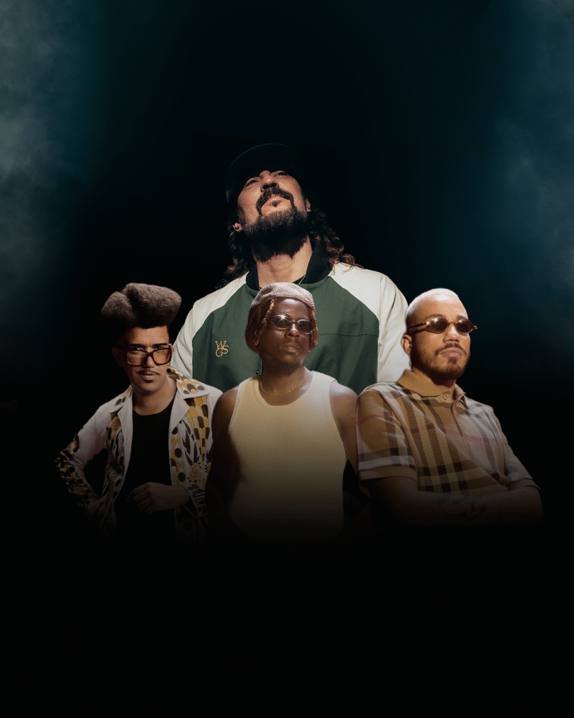 Os Garotin participam de gravação do DVD de 33 anos de Gabriel O Pensador