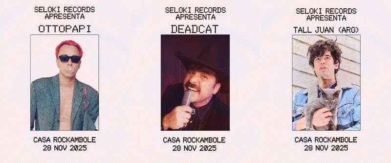 Deadcat Lança Single 'Trait' em Noite Indie na Casa Rockambole