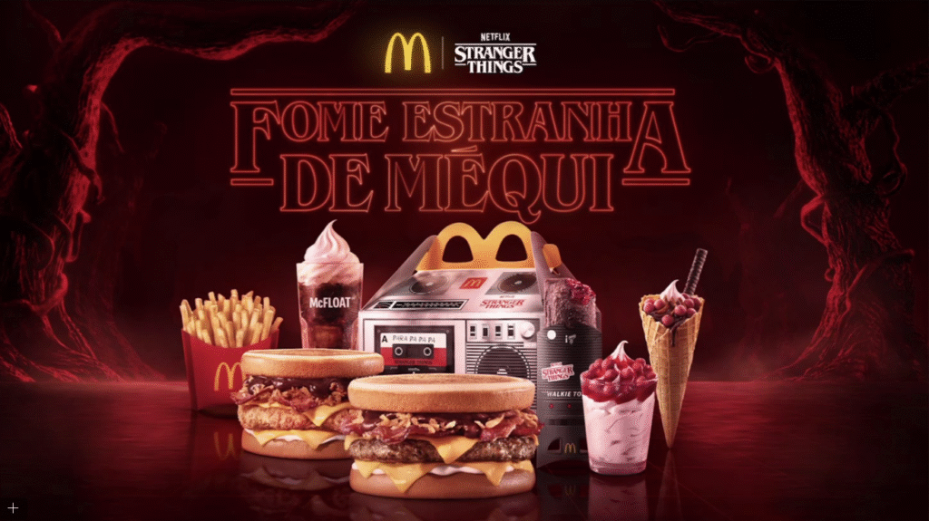 McDonald’s lança collab com Stranger Things com seis produtos exclusivos