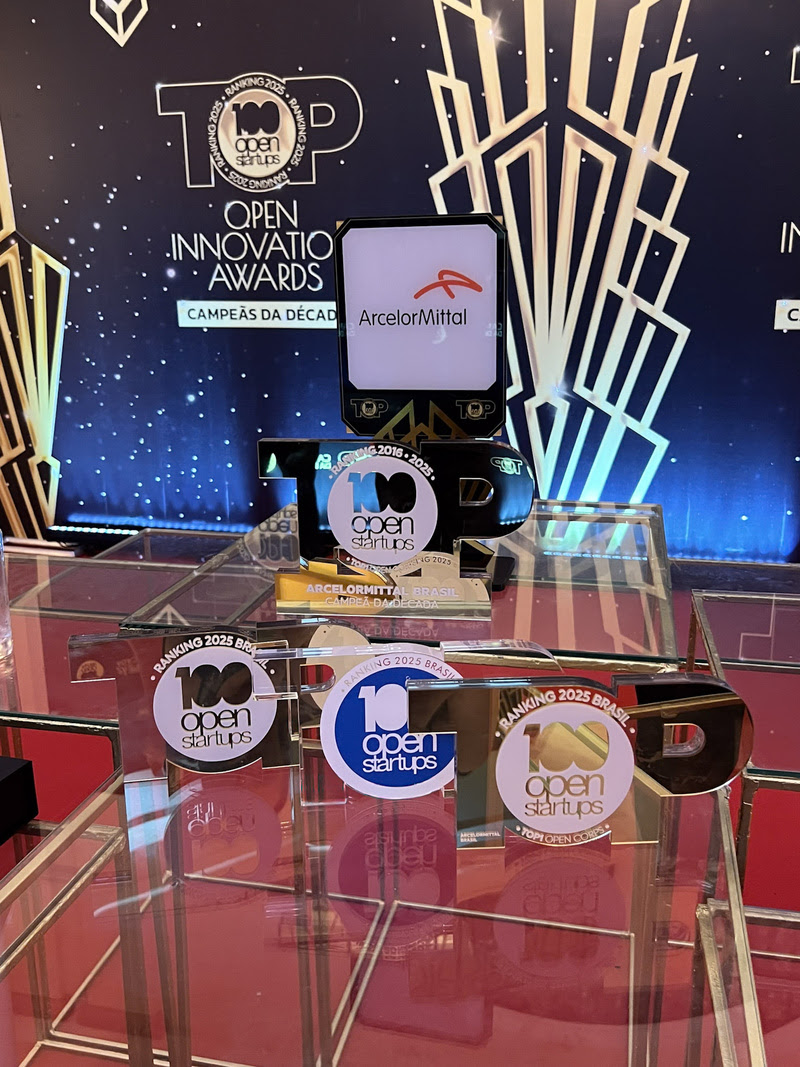 ArcelorMittal é líder em inovação na década no Ranking 100 Open