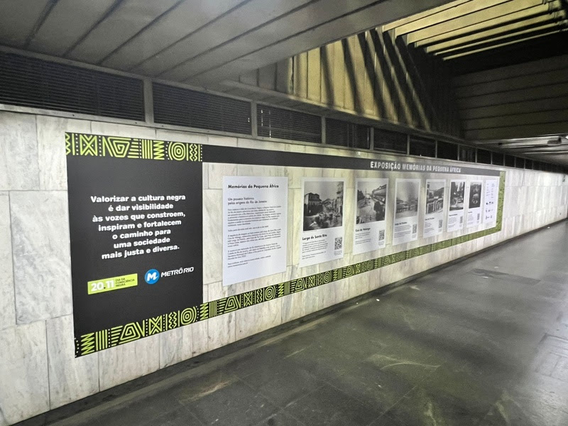 MetrôRio celebra Consciência Negra com duas novas exposições