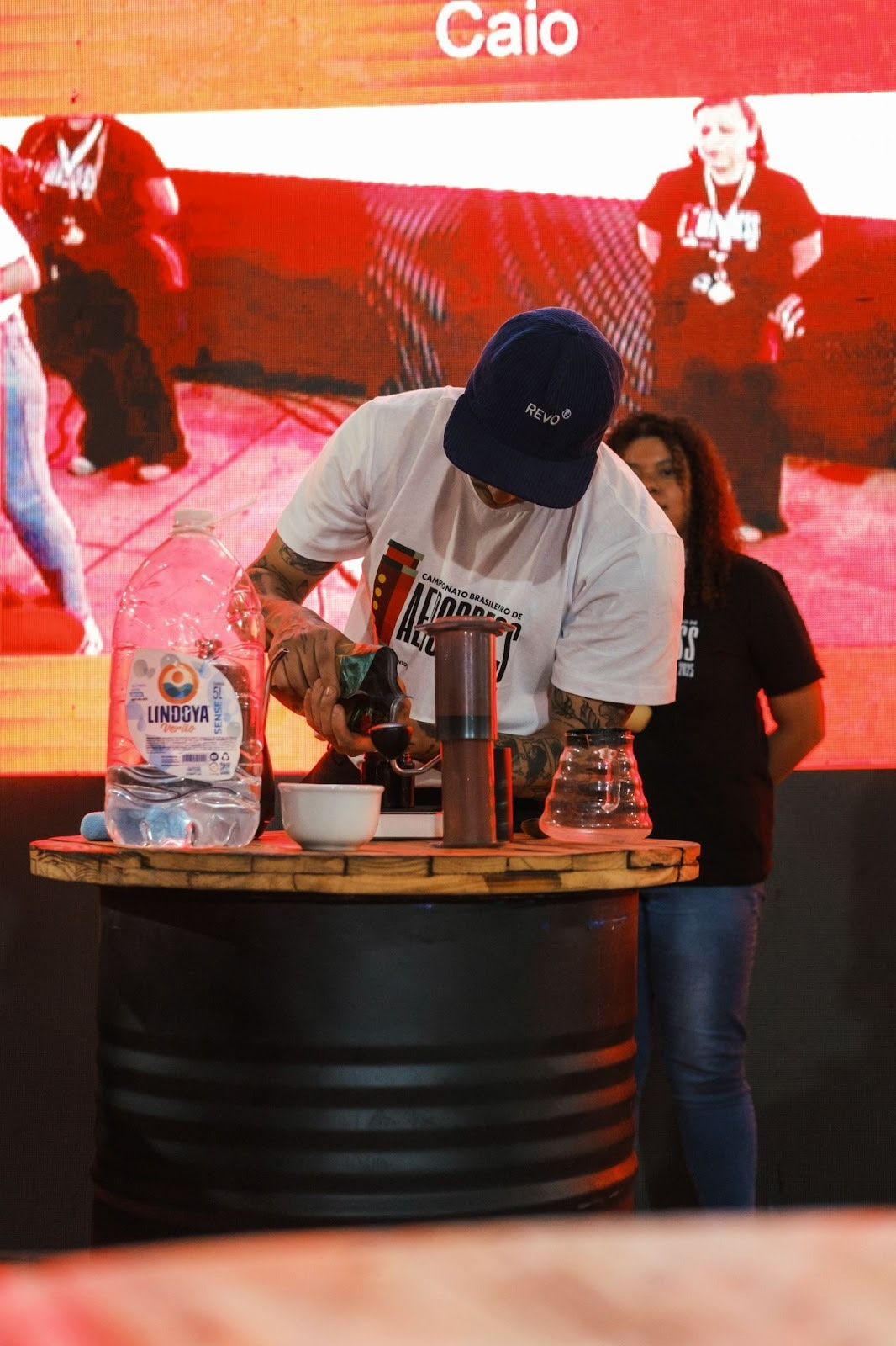 Caio Lucena representa o Brasil no Mundial de Aeropress