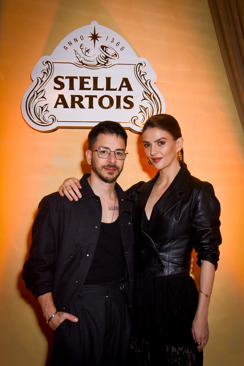 Sabalenka e Guga participam de jantar exclusivo da Stella Artois