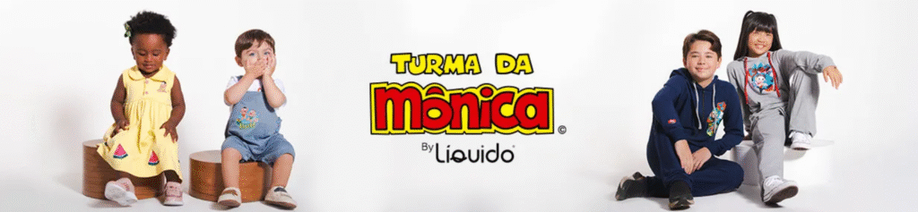 Líquido lança coleção verão com Turma da Mônica