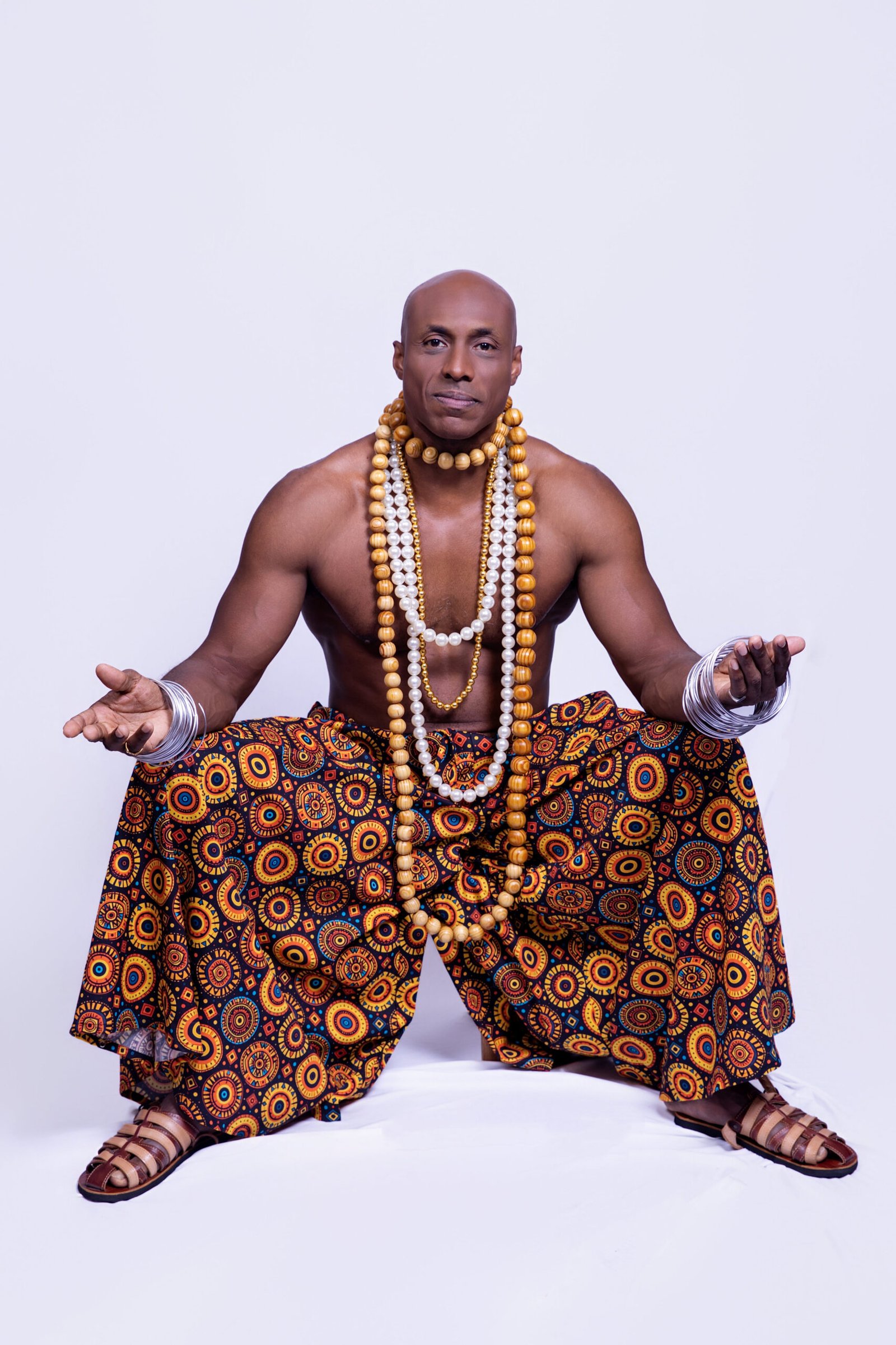 Actor Fábio Nascimento becomes Mansa Musa in fashion debut
