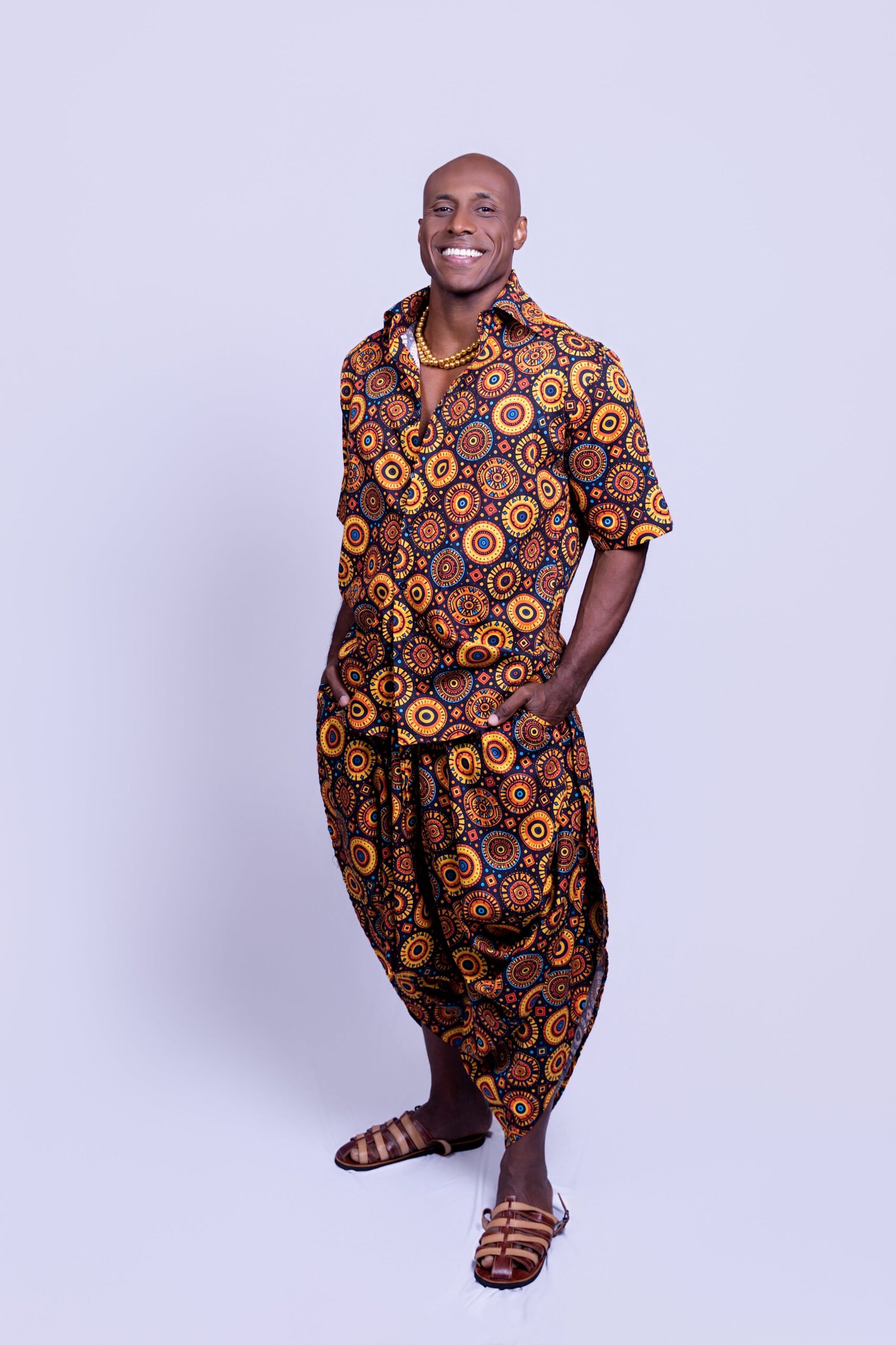 Actor Fábio Nascimento becomes Mansa Musa in fashion debut