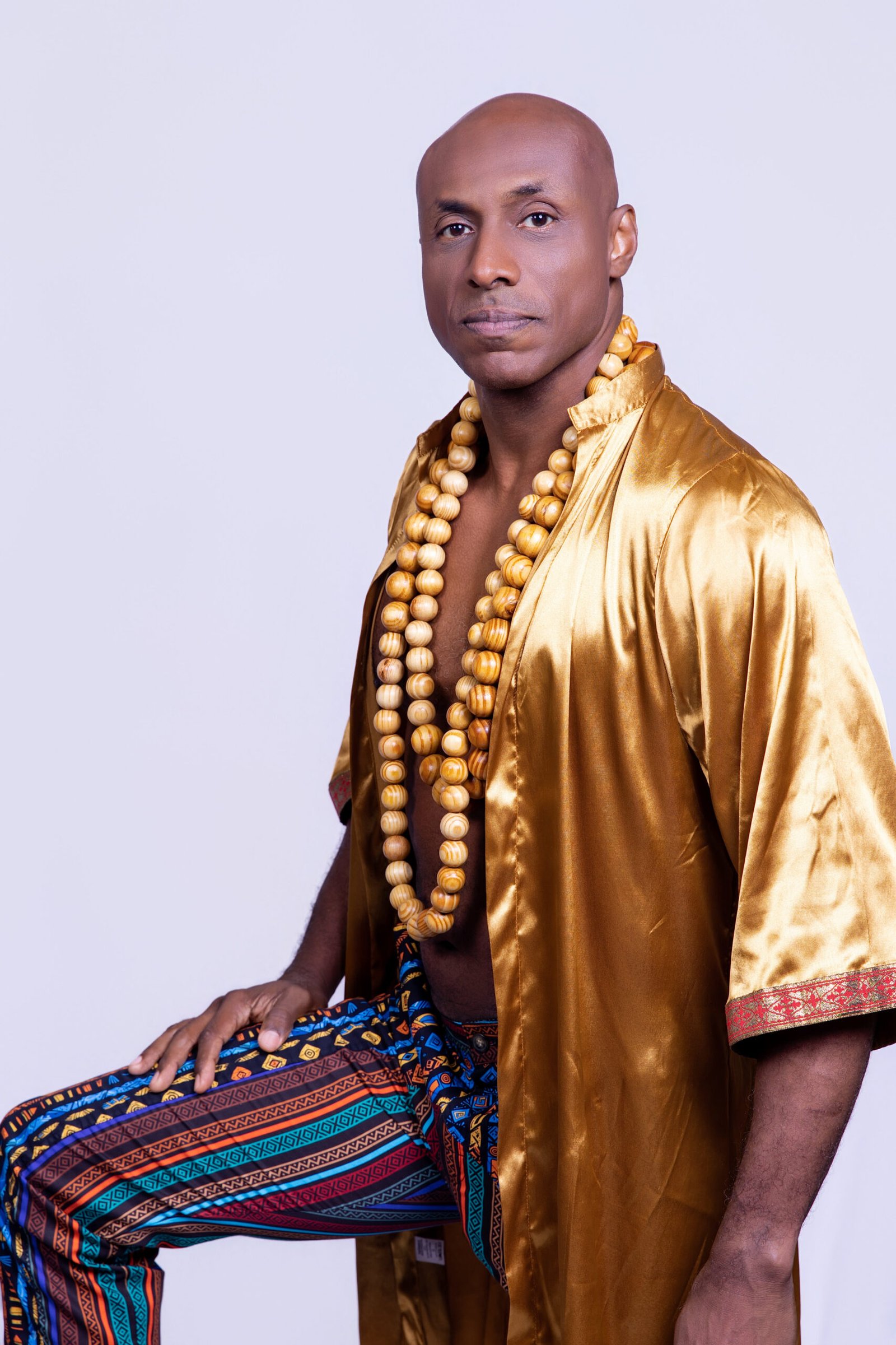 Actor Fábio Nascimento becomes Mansa Musa in fashion debut