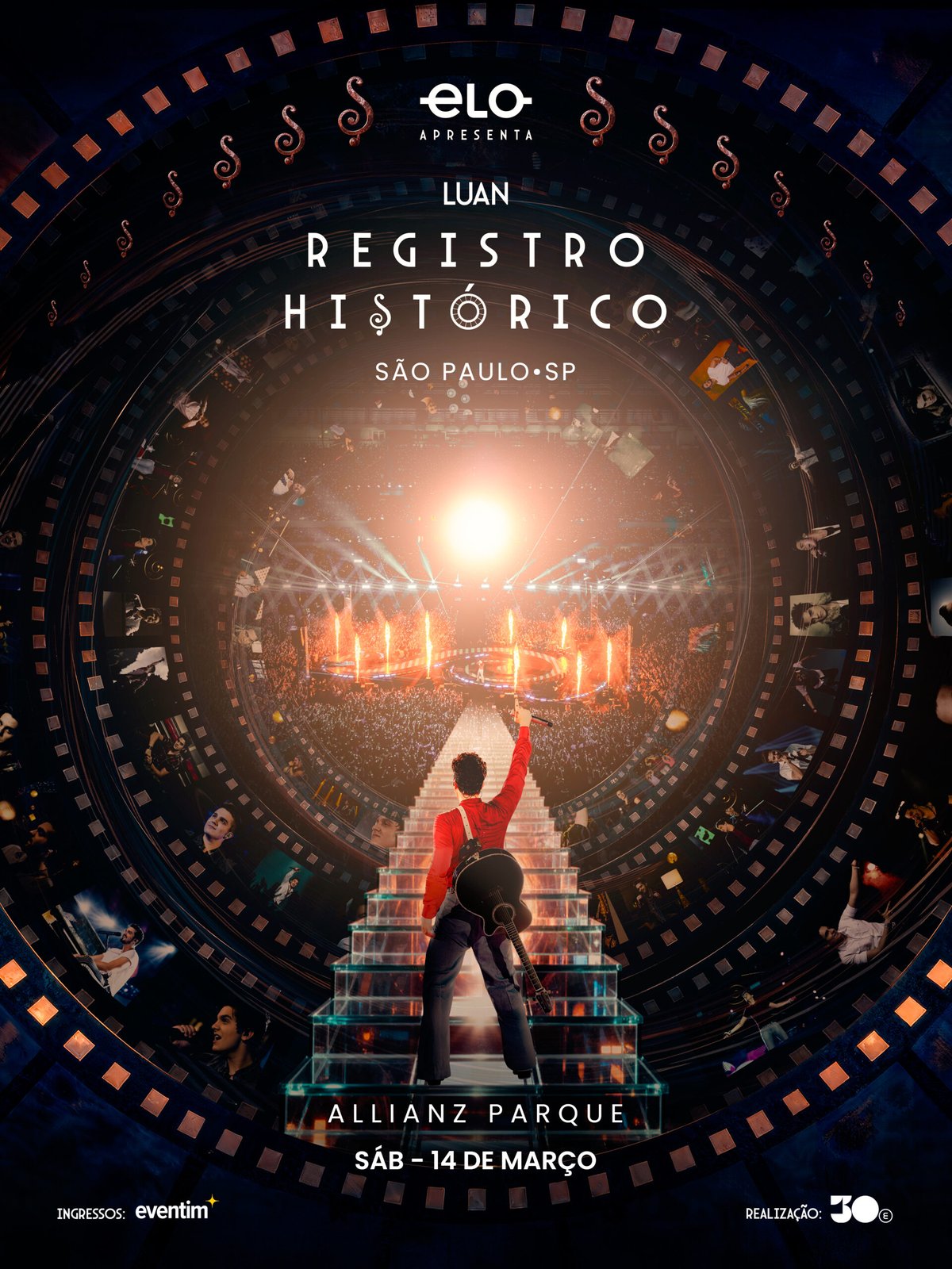 Luan Santana abre vendas de “Registro Histórico” no Allianz Parque