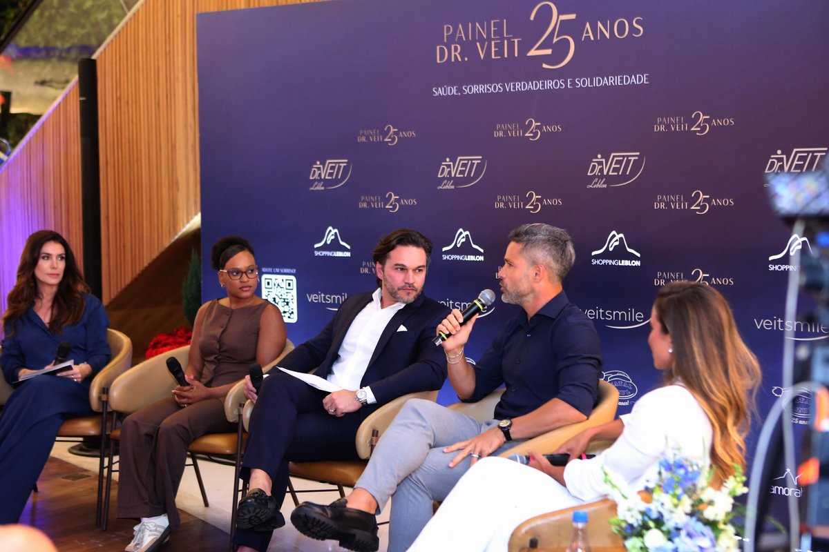 Estrelas celebram 25 anos da Dr. Veit no Leblon