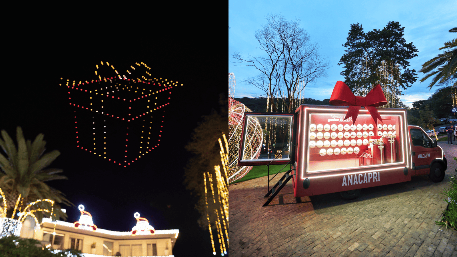 Anacapri surpreende Virginia com Natal aéreo