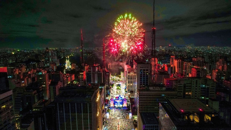 Paulista New Year’s Eve 2026 brings 14 hours of music and silent fireworks