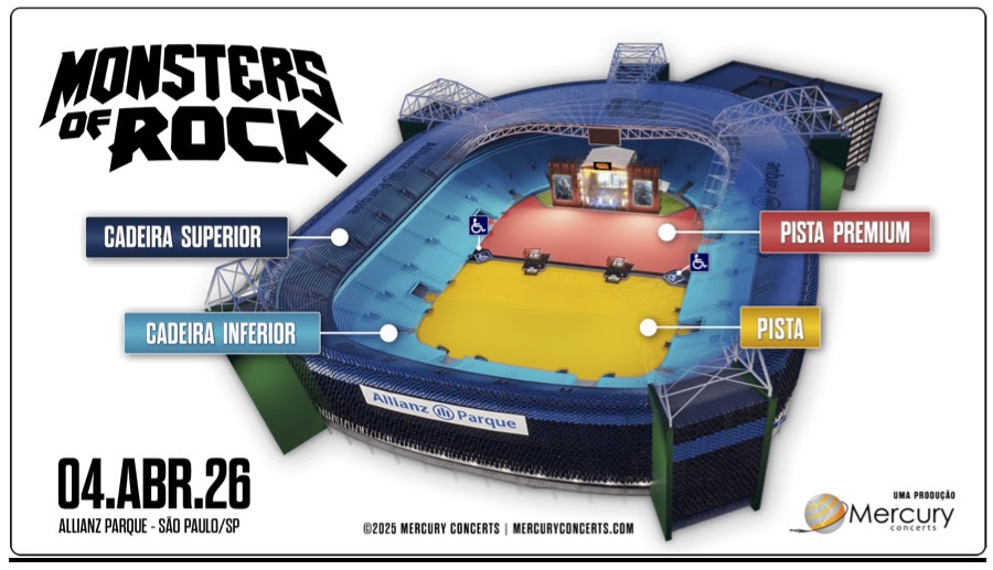 Monsters of Rock 2026 brings historic lineup to São Paulo