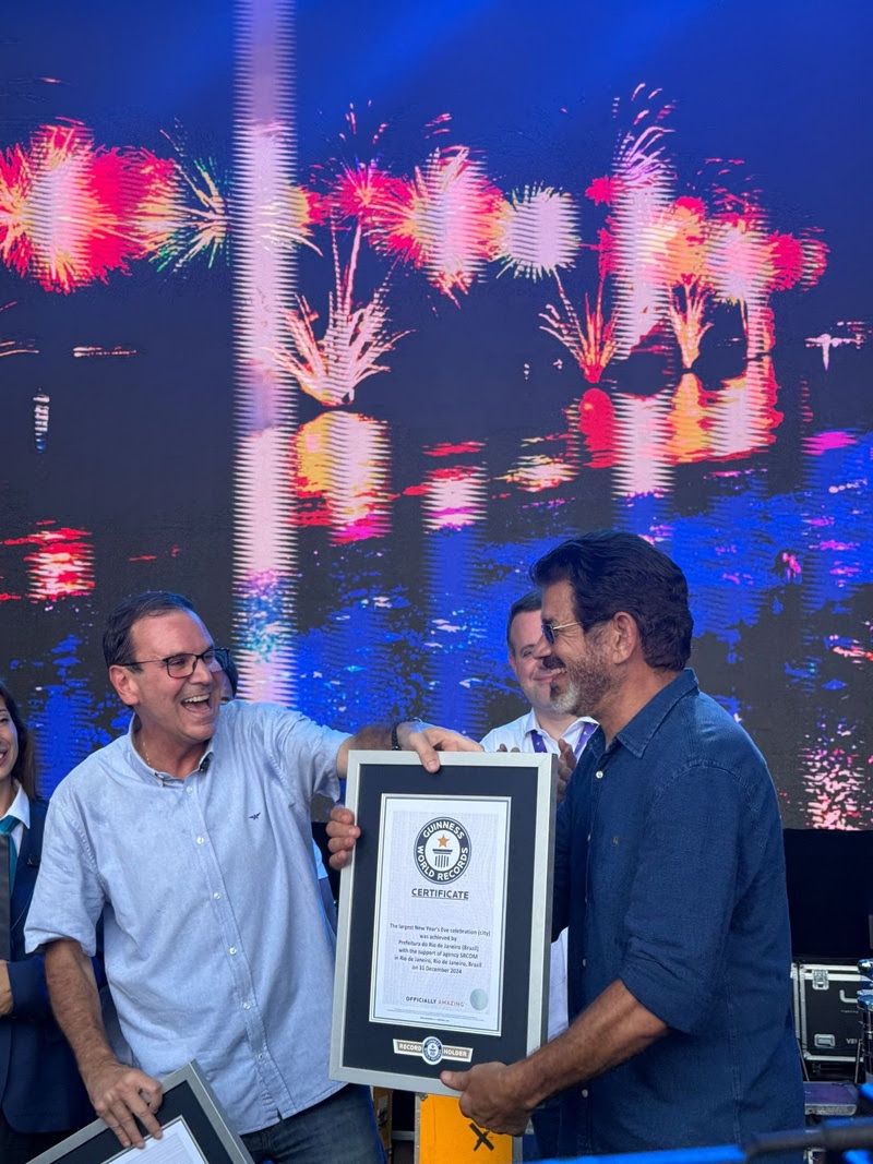 Rio conquista Guinness como maior Réveillon do mundo