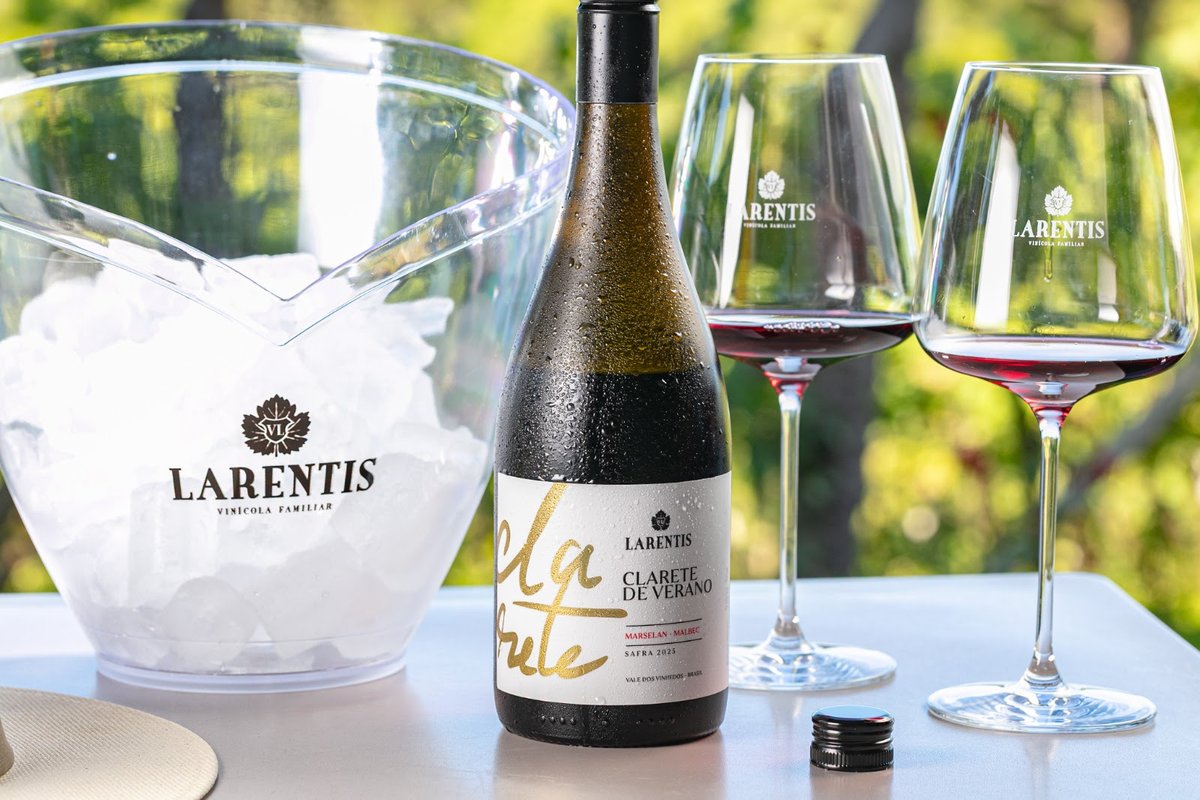 Larentis lança Clarete de Verano, tinto jovem de verão escolhido por membros do clube