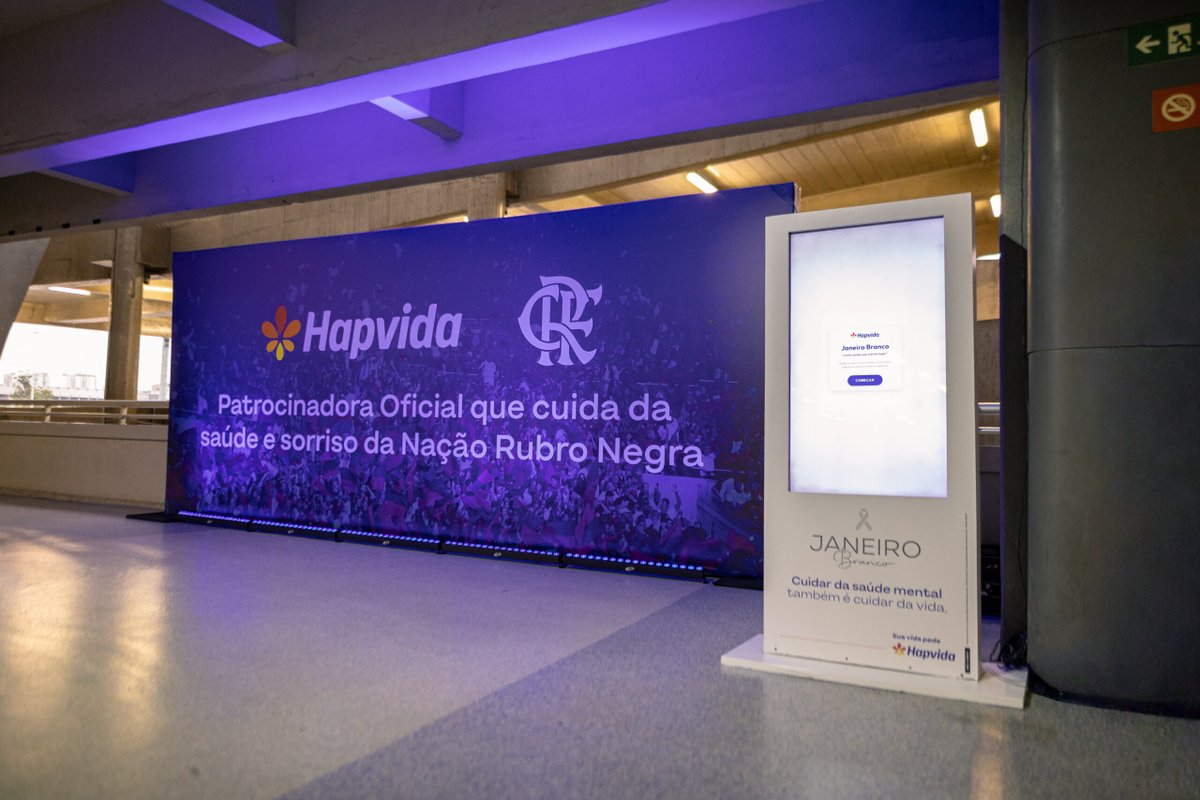 Hapvida e Flamengo levam ação sobre saúde mental ao Maracanã