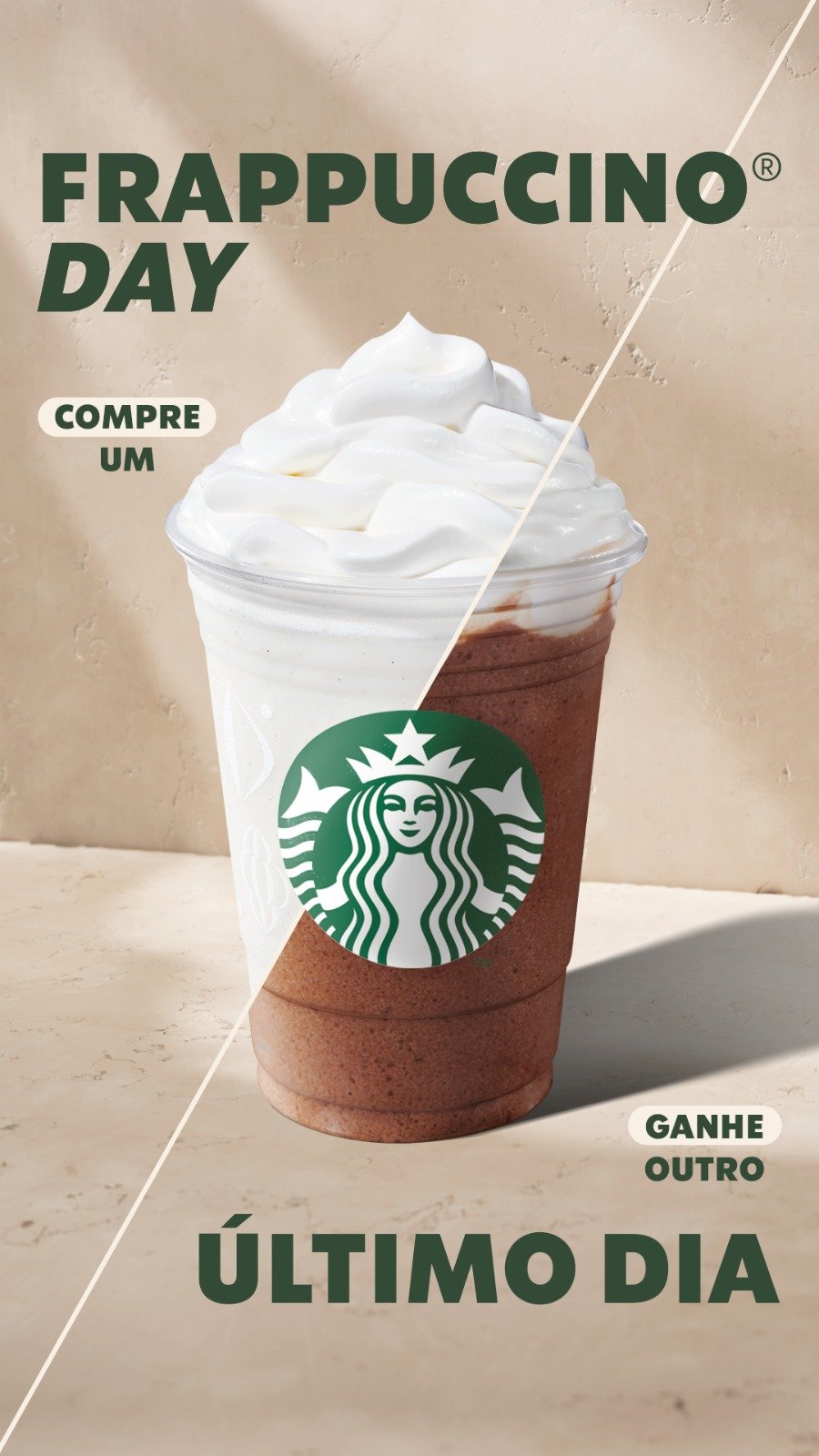 Starbucks Brasil faz Frappuccino em dobro até 31 de janeiro