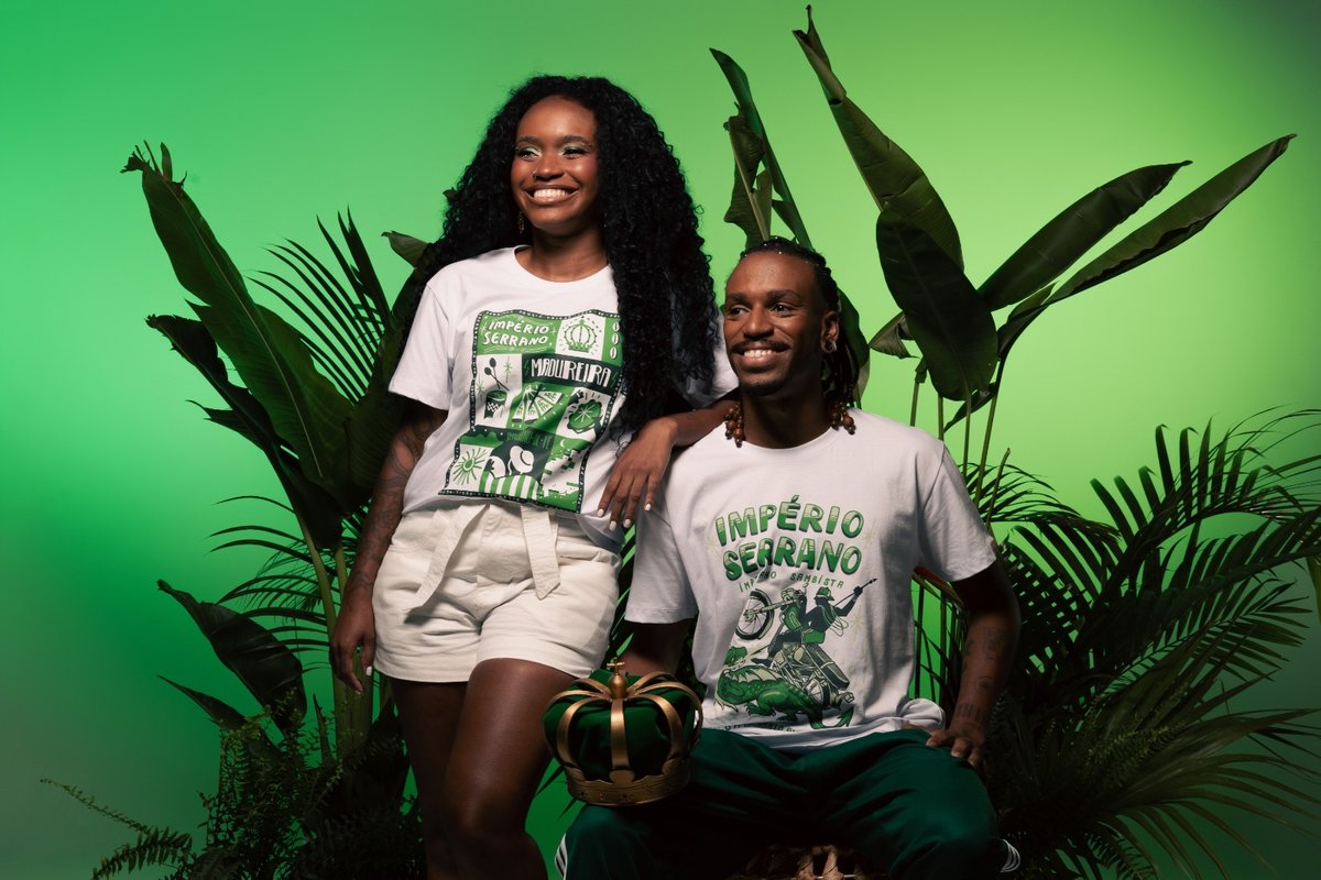 Império Serrano e Chico Rei lançam coleção para o Carnaval 2026