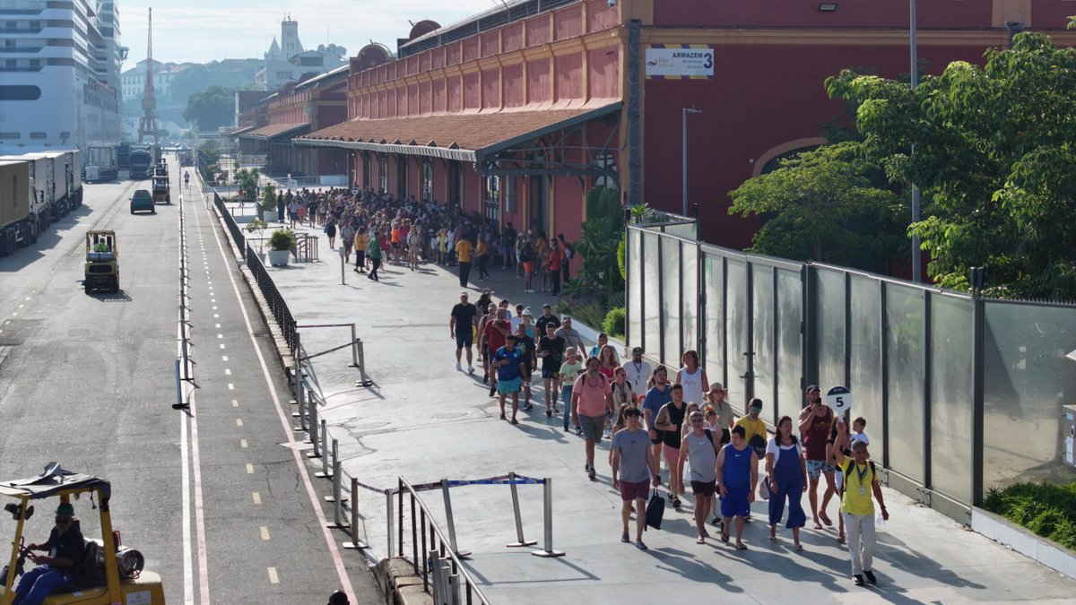 Pier Mauá recebe 60 mil turistas e injeta R$ 48,6 mi