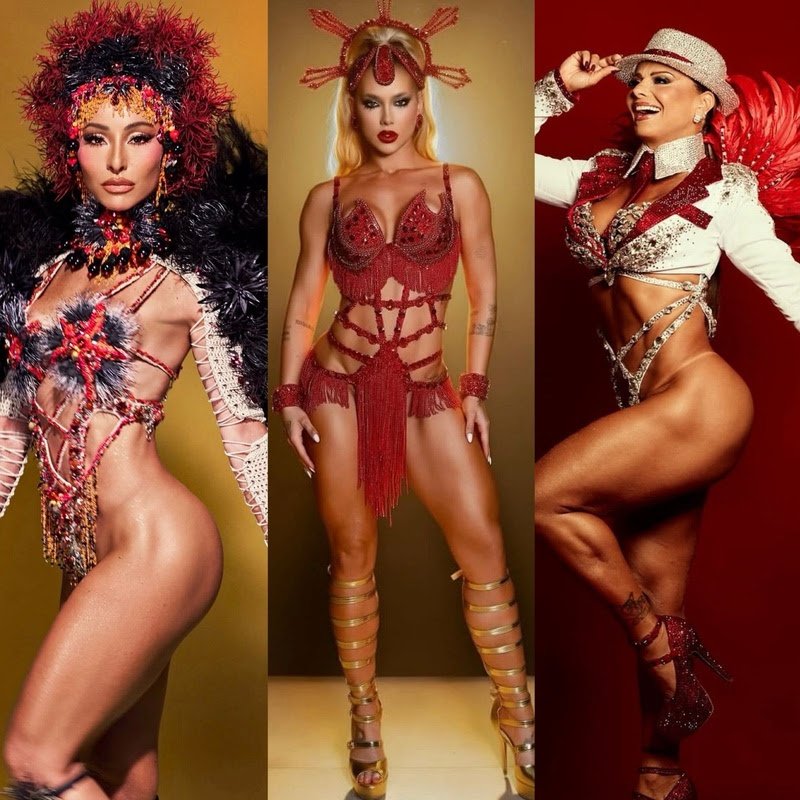 Samba de musas no Carnaval pode gastar como um triatlo