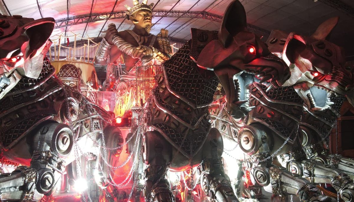 União de Maricá revela carro ‘Ogum e a forja do metal’ para 2026