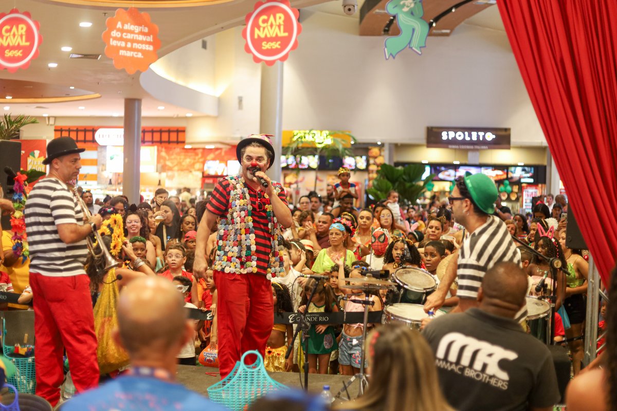 Shopping Grande Rio promove Carnaval com atrações para toda a família