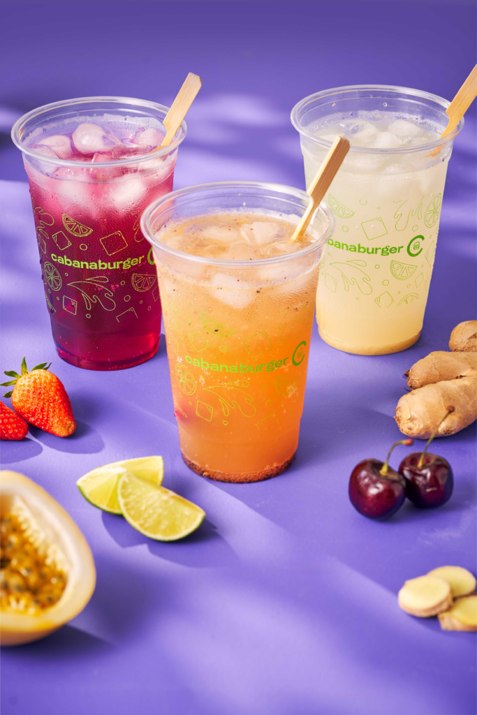 Cabana Burger lança três sodas artesanais refrescantes