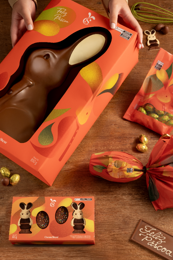 Cacau Show lança Páscoa 2026 com opções a partir de R$ 9,99