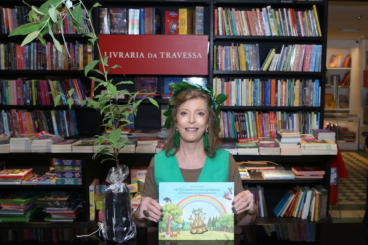 Silvia Blumberg lança livro infantil sobre eucaliptos no Leblon