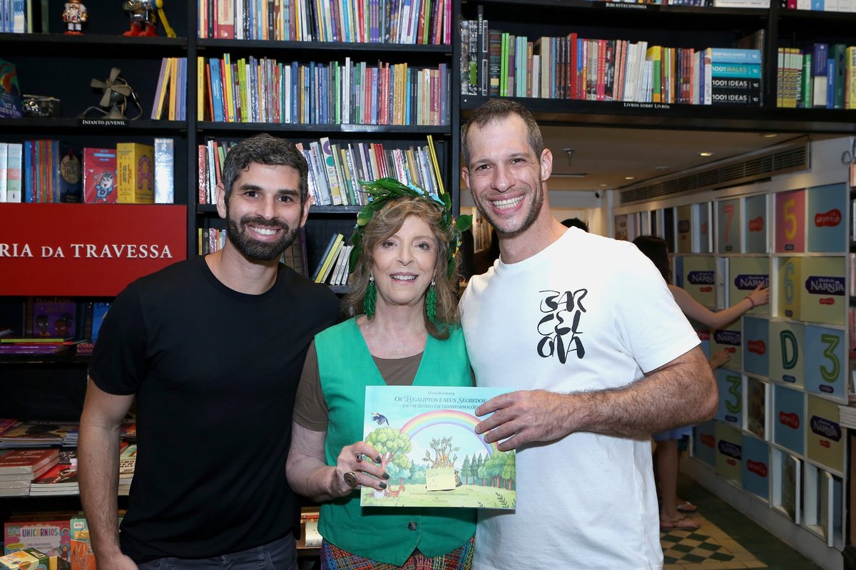 Silvia Blumberg lança livro infantil sobre eucaliptos no Leblon