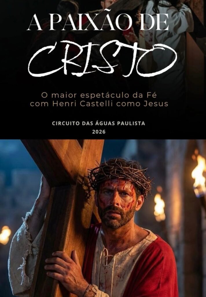 Páscoa em Socorro (SP) tem Cristo com Henri Castelli