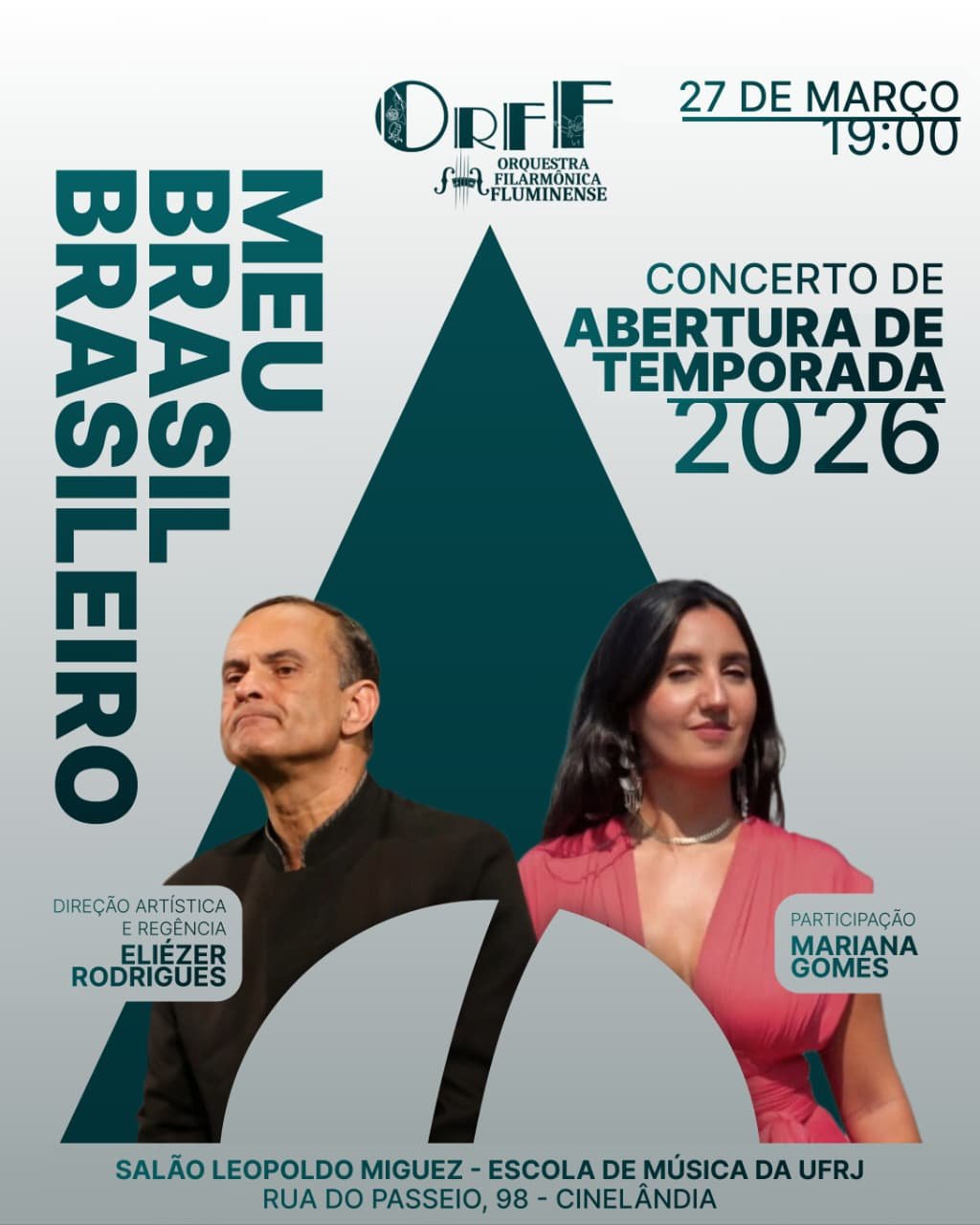 Filarmônica Fluminense abre temporada com "Meu Brasil Brasileiro"