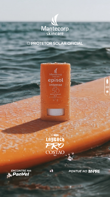 Mantecorp Skincare patrocina WSL Layback Pro Floripa 2026