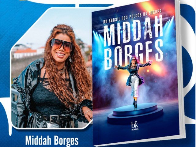 Middah Borges lança biografia na Bienal do Livro Bahia e celebra trajetória internacional