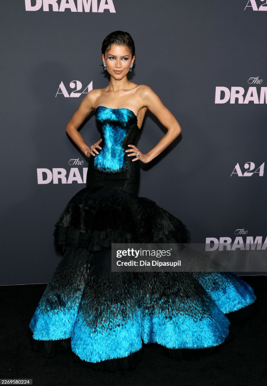 Zendaya usa Tiffany & Co. na estreia de “The Drama”