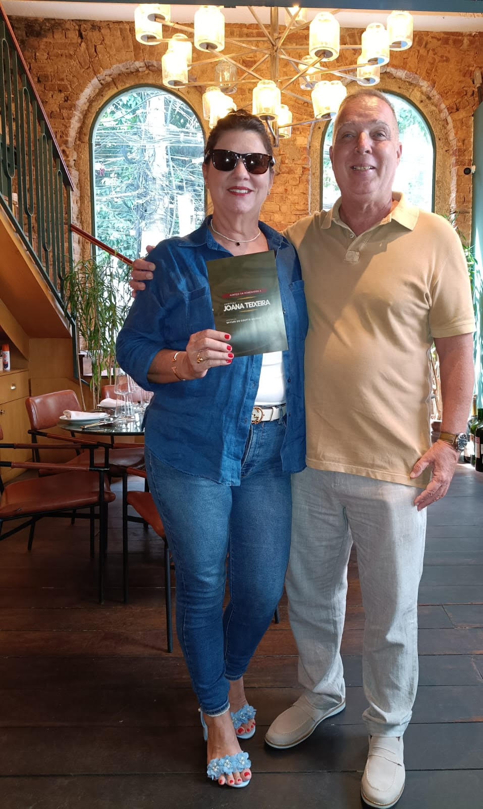 Joana Teixeira recebe homenagem no Rio