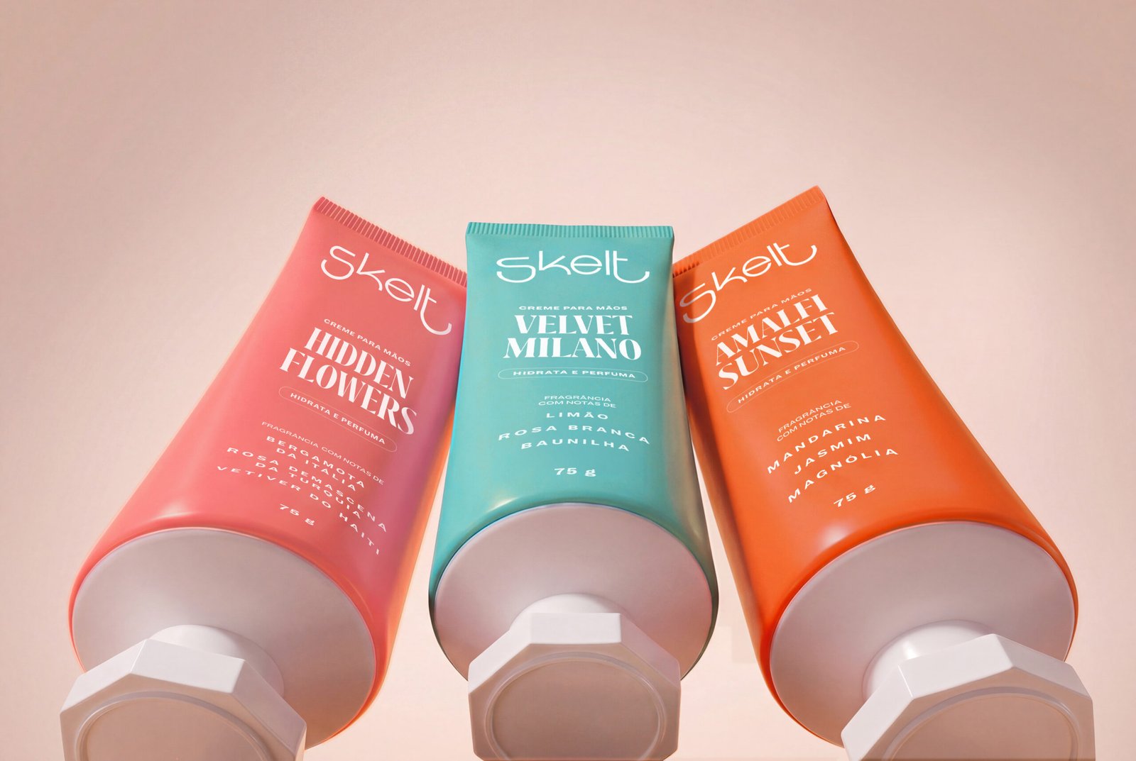 Skelt estreia em handcare com cremes para mãos de 24h e fragrâncias icônicas