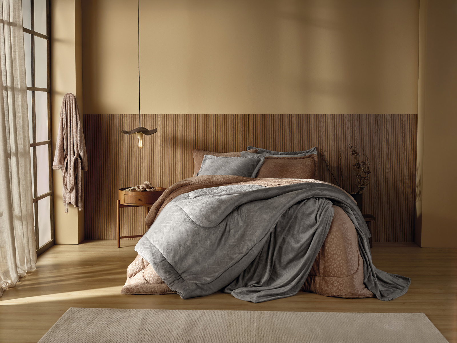 Microfibra vira destaque na cama de inverno