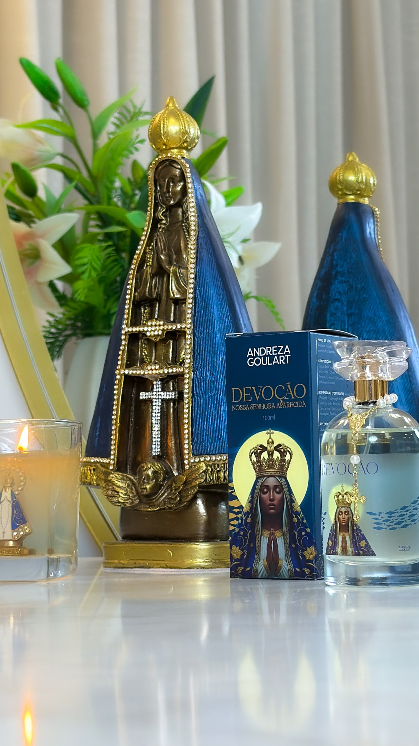 Andreza Goulart lança perfume inspirado em promessa de fé