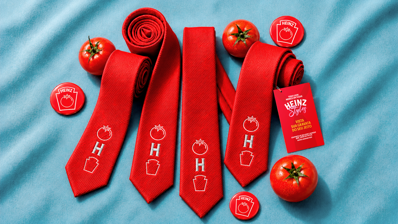 Heinz transforma tomate em campanha pop