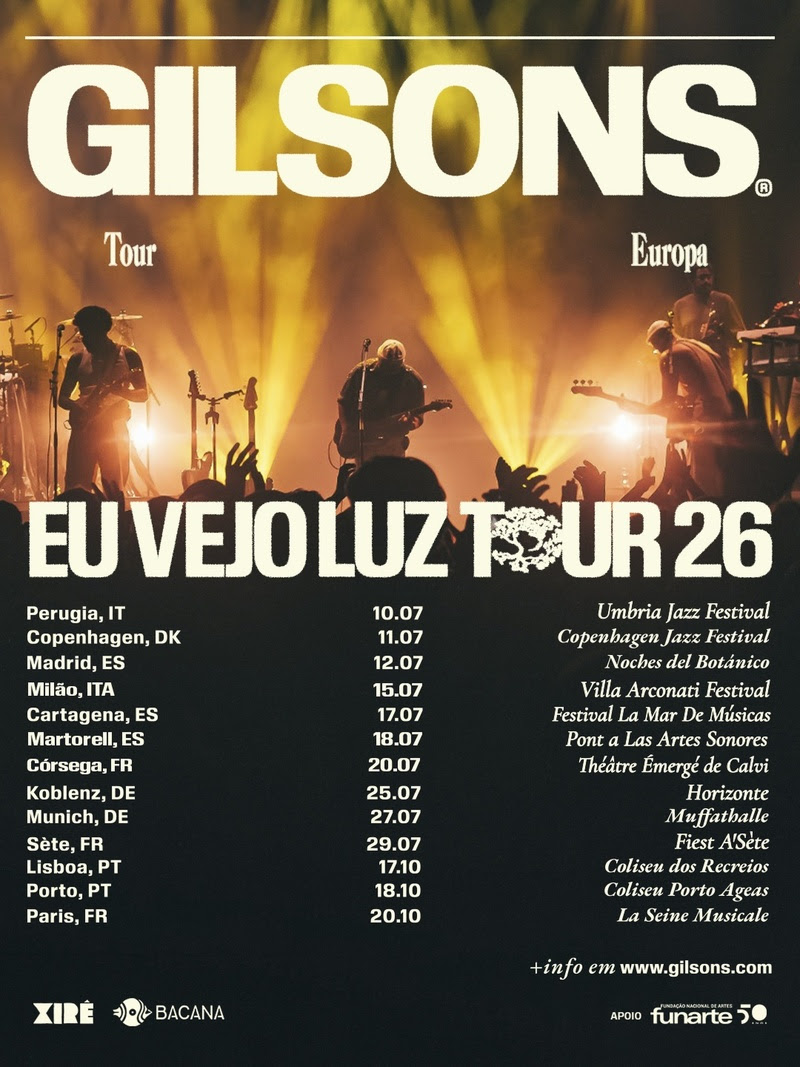 Gilsons iniciam turnê europeia com novo álbum