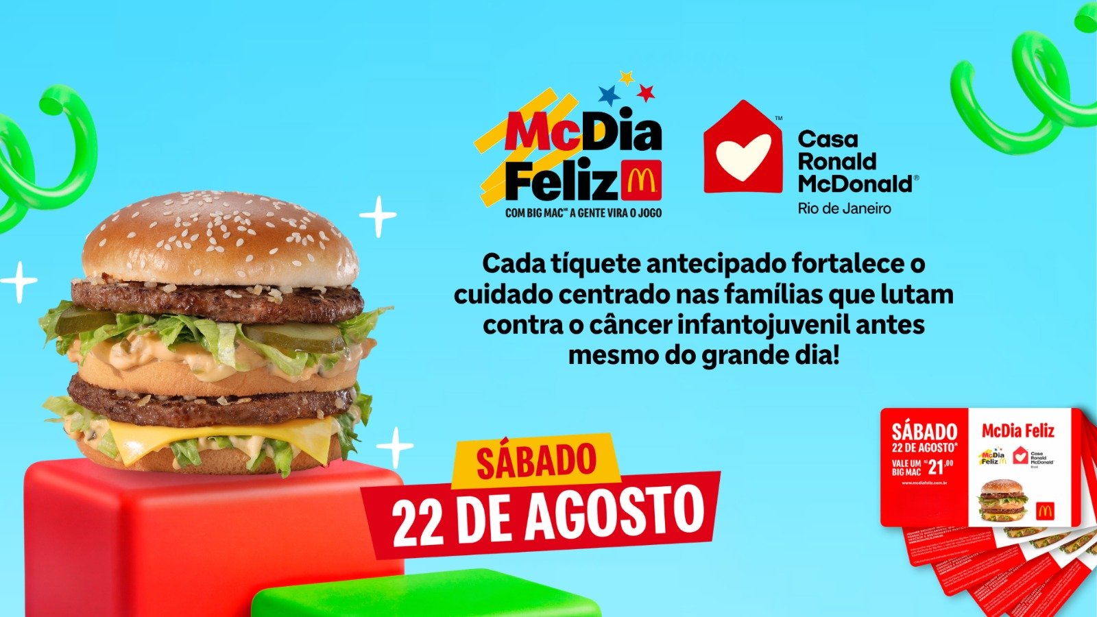 Casa Ronald promove venda do McDia Feliz em Niterói