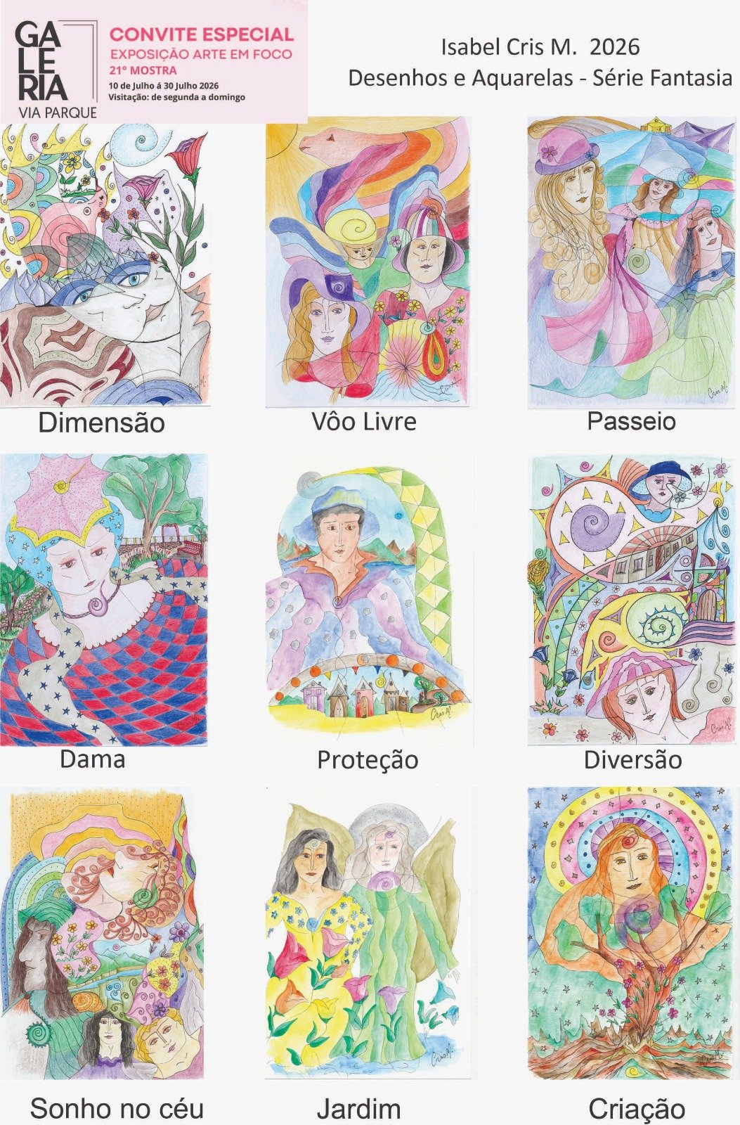 Mostra Arte em Foco chega à Galeria Via Parque
