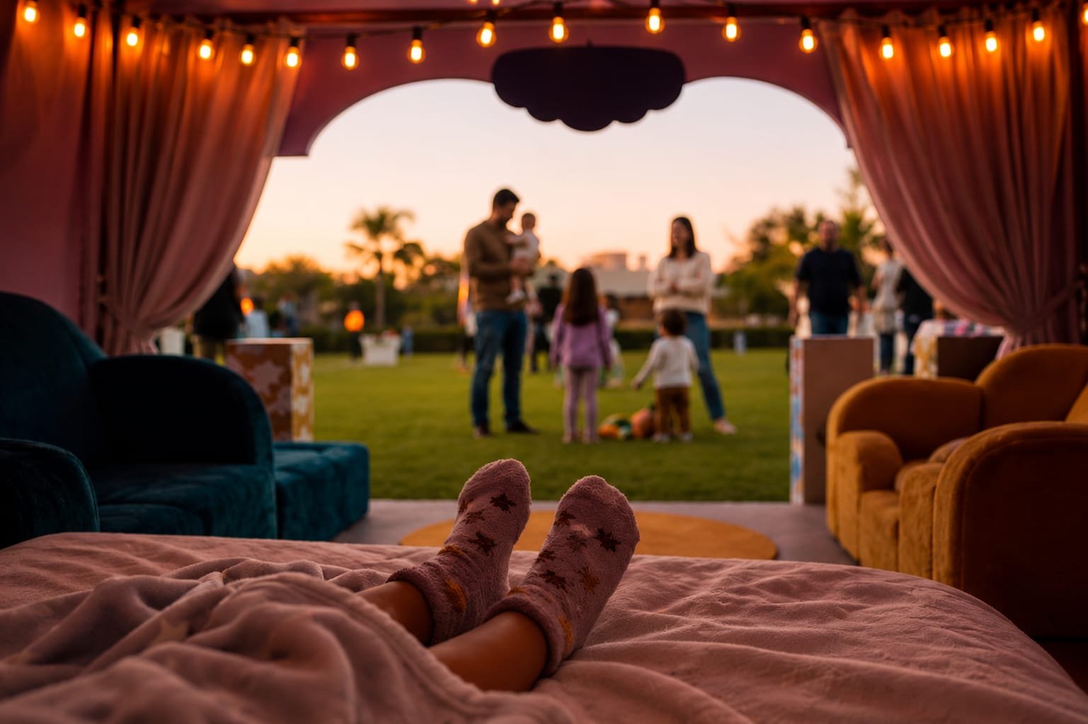 Inflow Kids levou o Espaço Soneca ao Festivalzinho 2026 e convidou famílias a descobrirem que descansar também faz parte da aventura