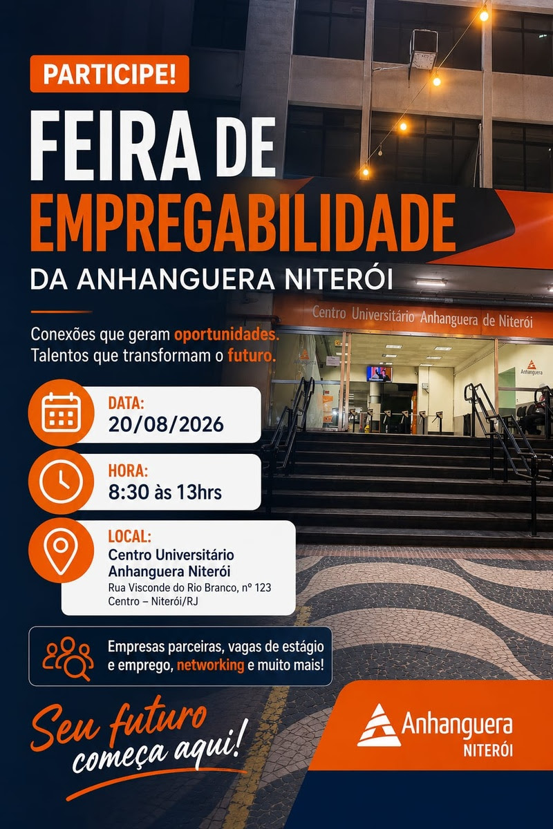 Feira oferece mais de 100 vagas em Niterói